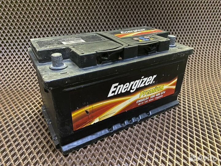 Аккумулятор Energizer 80 Ah 740 A бу