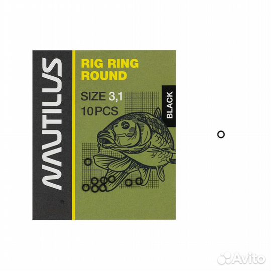 Nautilus Кольцо Nautilus Rig Ring Round 3,1мм
