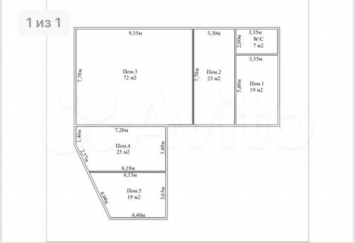 Торговая площадь, 25 м²
