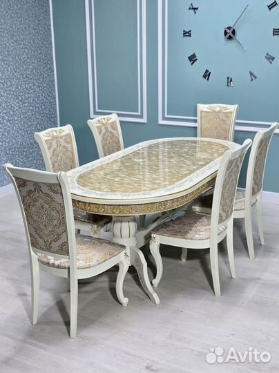 Стол и стулья от производителя. В наличии