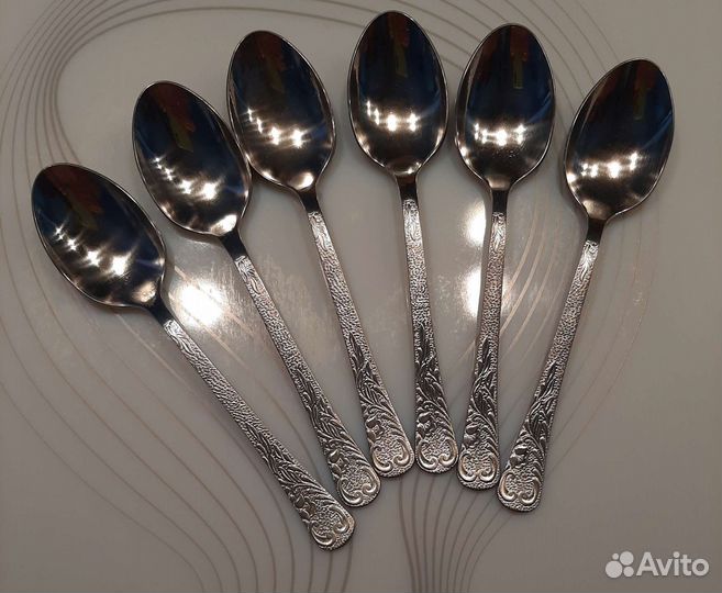 Ложки чайные. Нержавейка. 6шт. СССР