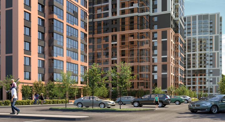 Квартира-студия, 23,3 м², 7/19 эт.