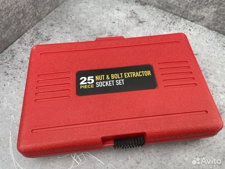 Набор экстракторов для поврежденного крепежа 25 пр