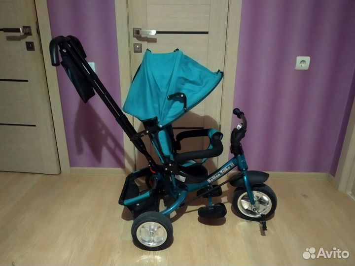 Велосипед коляска с ручкой
