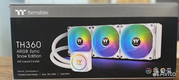 Сжо Thermaltake TH360 argb Sync Snow Edition