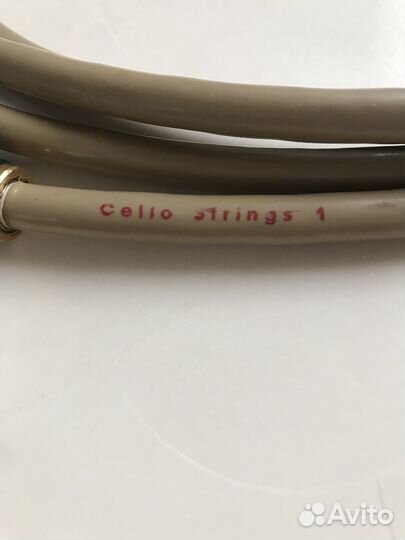 Межблочный кабель Cello Strings RCA 1,0 m