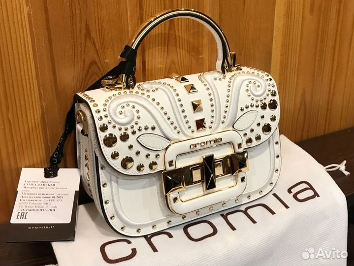 Новая сумочка Cromia из натуральной кожи Италия