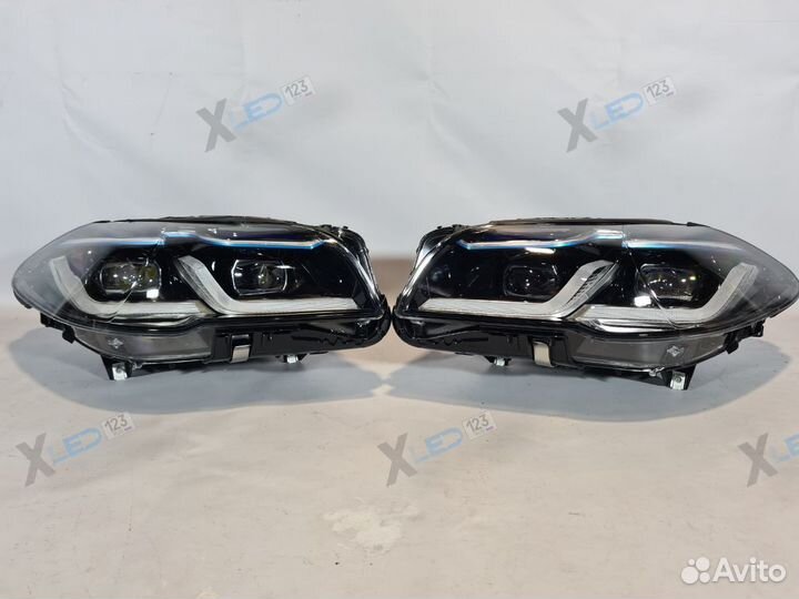 Фары BMW F10 в стиле G30 дорест вместо ксенона