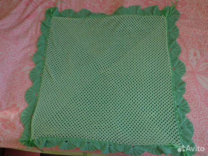 Вязаный плед