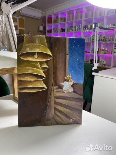 Авторская картина маслом (миниатюры)