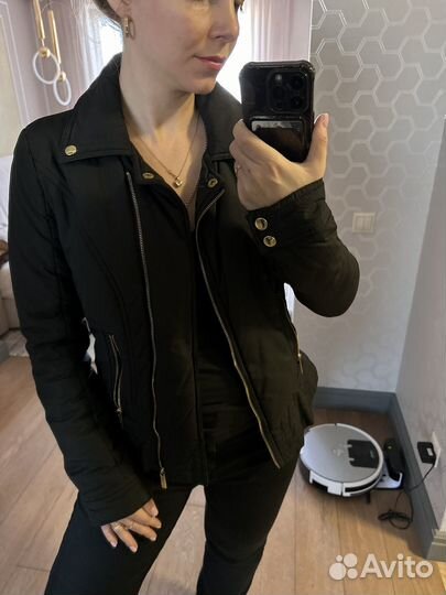 Куртка черная весна/осень Kira Plastinina