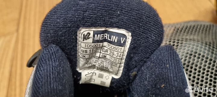 Ролики детские раздвижные K2. Размер 29-34