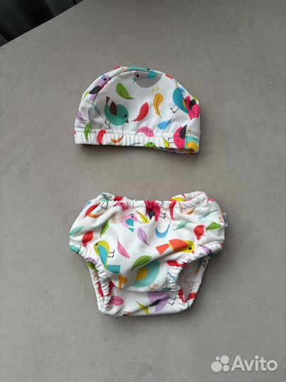 Детский набор для плавания - шапочка и трусы