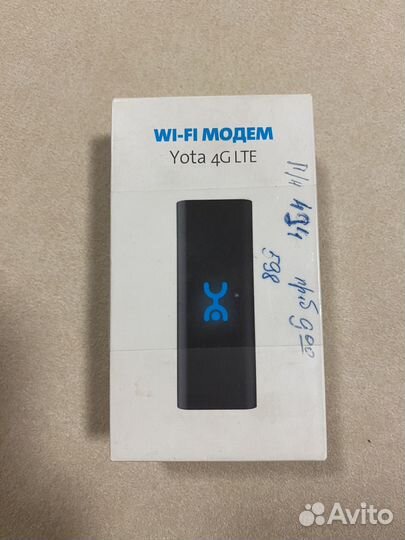 Wi-Fi модем Yota 4g LTE + симка с балансом 250р