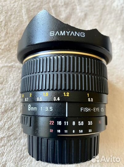 Объектив Samyang 8mm f/3.5 AS IF MC Fish-eye Nikon