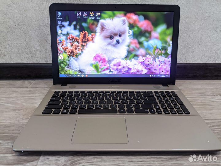 Свежий ноут Asus 4ядра/SSD