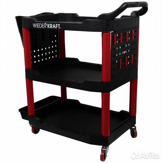 Тележка для детейлинга пластиковая WDK-818