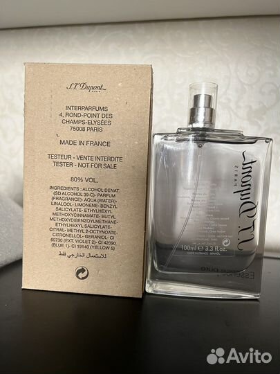 S.T.Dupont Essence pure 100 мл тестер