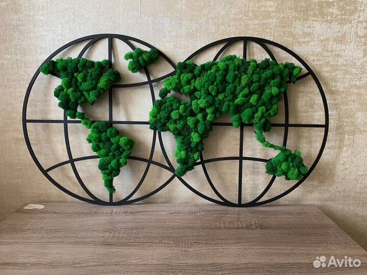 Декоративная картина со мхом