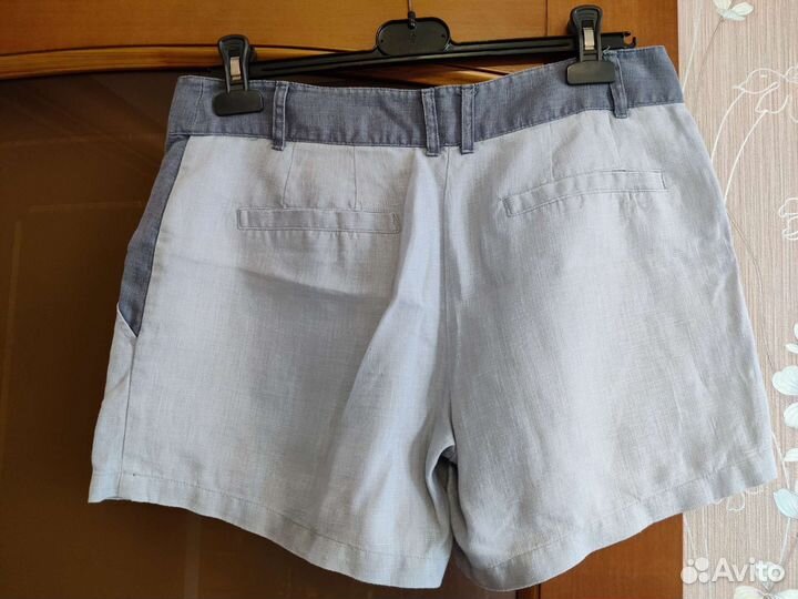 Женские льняные шорты