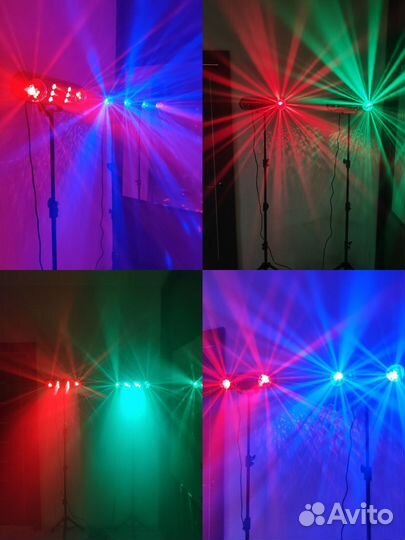 Светомузыка + дым-машина в прокат