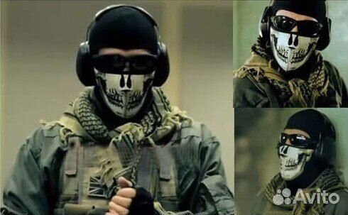 Маска из неопрена для пейнтбола, сноуборда, байка