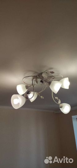 Люстра потолочная бу