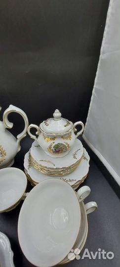 Антикварный кофейный сервиз reichenbach bavaria