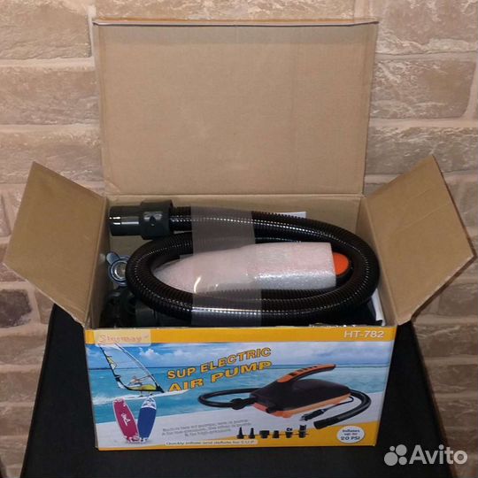 Насос электрический для лодки пвх и Сап- бордов