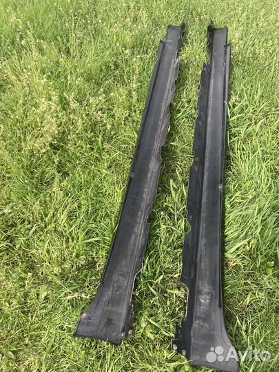 Накладки на пороги bmw f10 рестайлинг