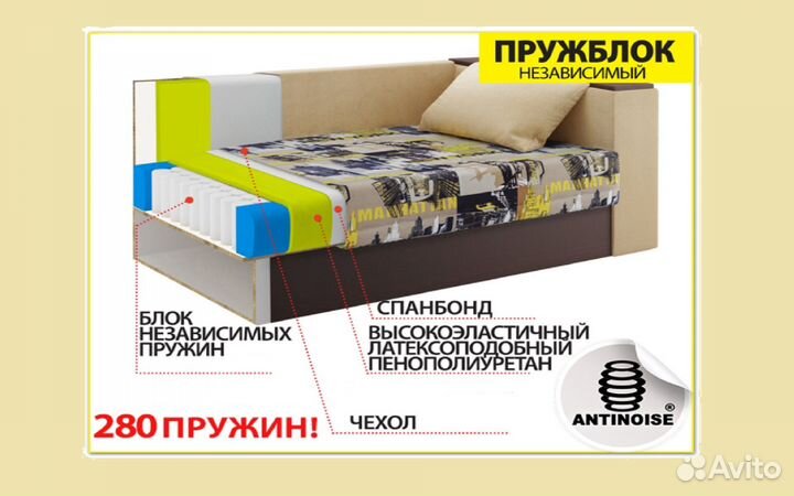 Детская кровать матрас не нужен