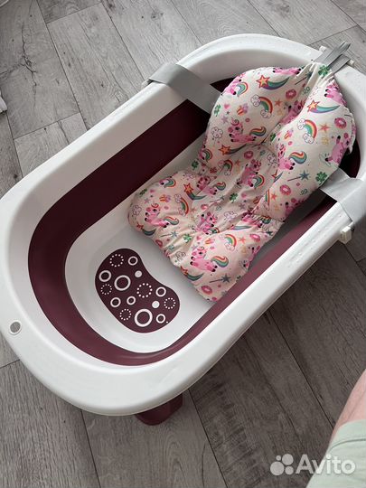 Детская ванночка для купания складная