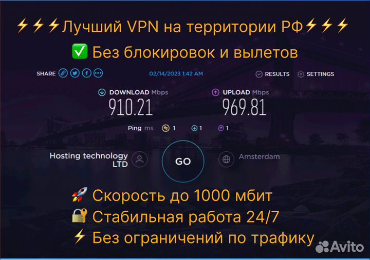 VIP VPN до конца 2025 года