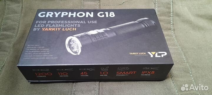 Фонарь Яркий лучYLP G18 Griphon