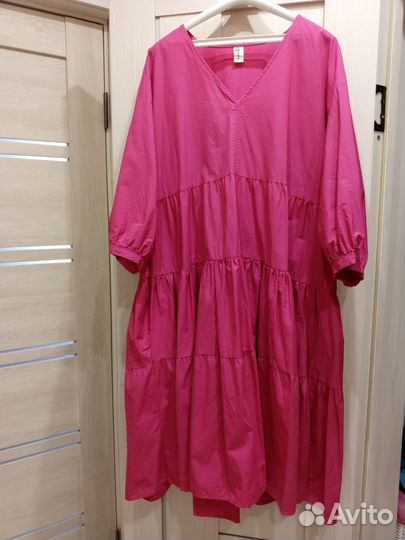 Платье женское фуксия р. 54