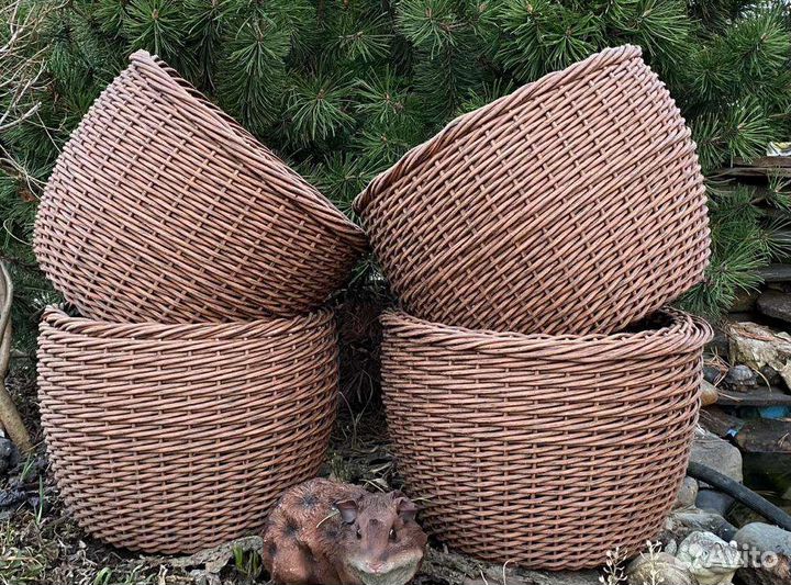 Кашпо из ротанга