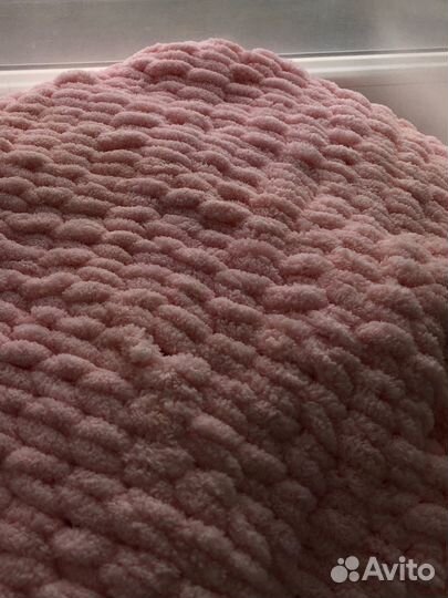 Пледы из пряжи ализе пуффи