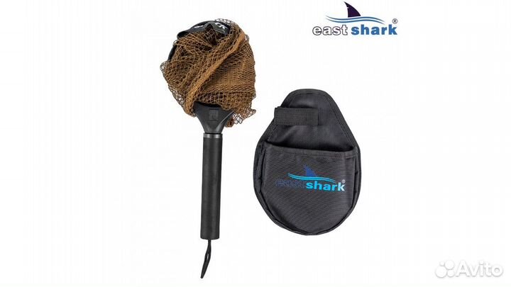 Складной подсак EastShark с чехлом голова 35 см