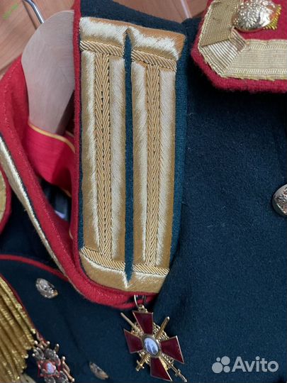 Мундир царский офицера пехоты риа обр. 1856