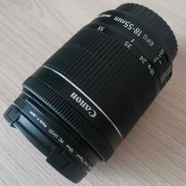 Объектив Canon EF-S 18-55mm f/3.5-5.6 III, черный