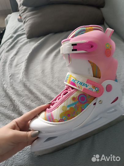 Коньки раздвижные 34-37