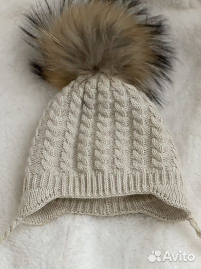 Шапка детская для девочки зимняя