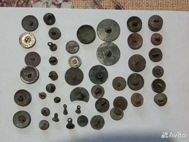 Старинные пуговицы