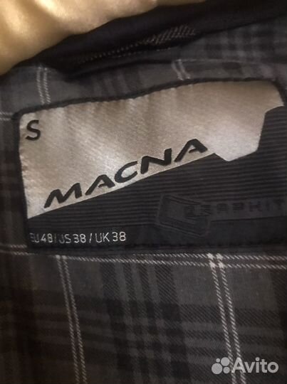 Мотокуртка джинсовая синяя macna р: S