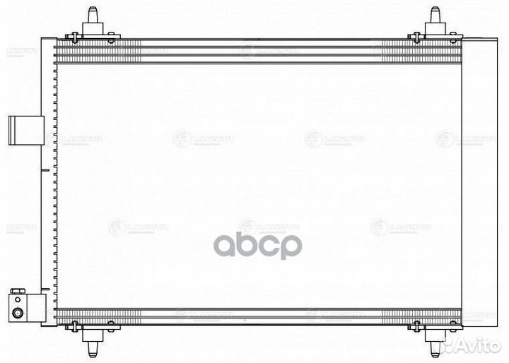 Радиатор кондиц. для а/м Peugeot 407 (04) /Citr