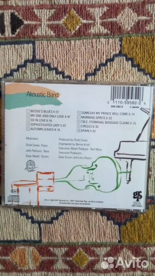 CD-Chick Corea-Akoustic Band, EU,Ex+