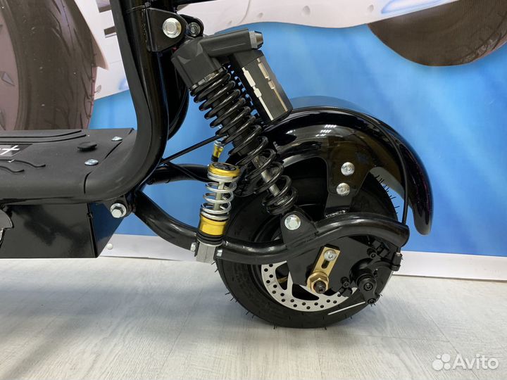 Электроскутер Wolong C1 PRO Plus 1000W 13Ah 2022 г