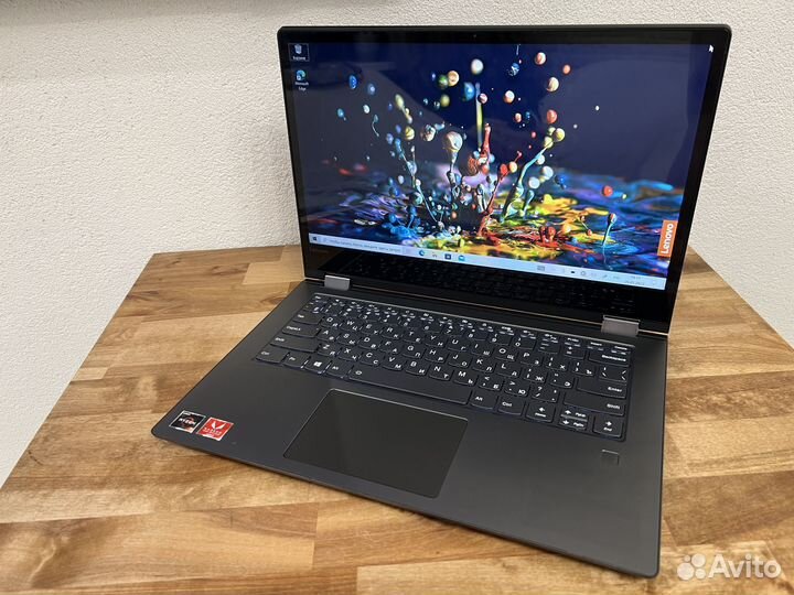 Сенсорный Lenovo Yoga Ryzen 3 8Gb DDR4 SSD металл