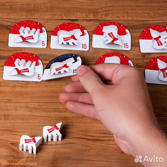 Coca-Cola Кока-Кола Настольная игра Polar Rollers