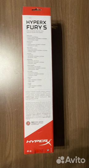 Коврик для мыши HyperX fury Pro S X-Large